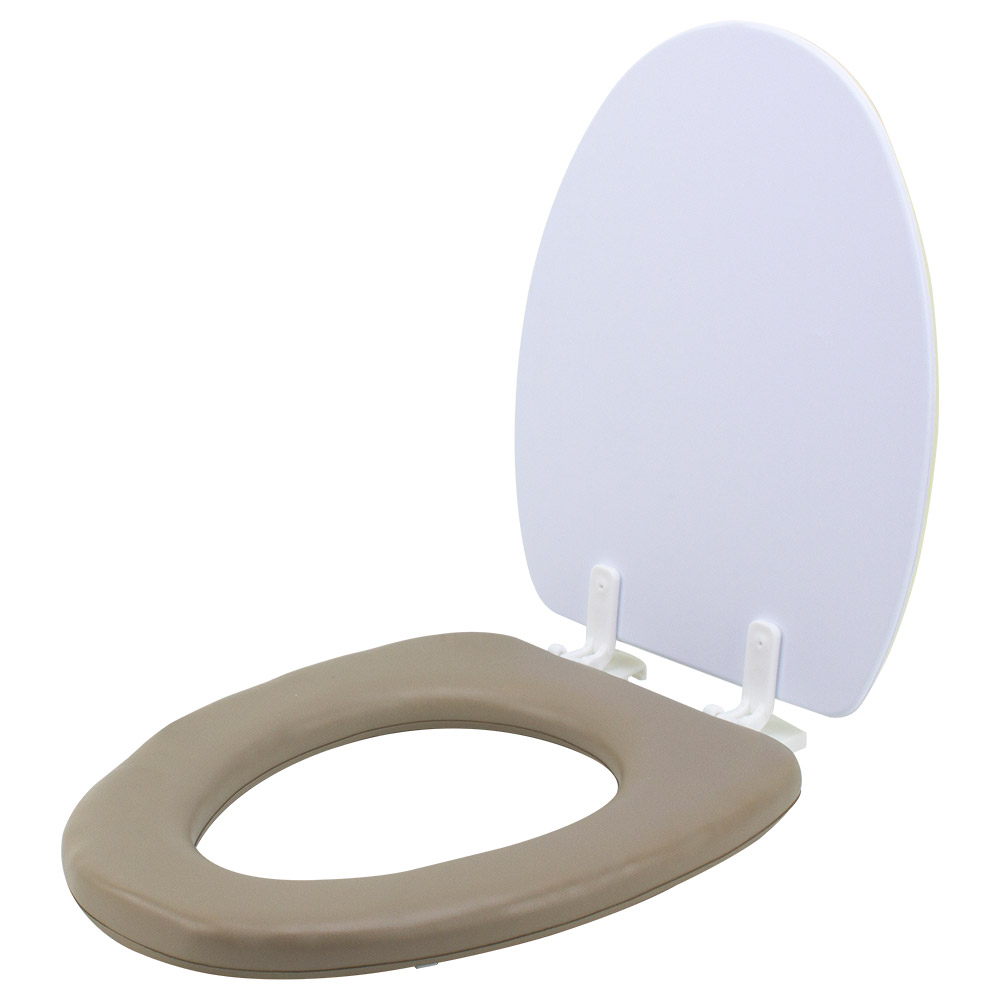 Мягкое сиденье для унитаза ГРИНВУД-O (коричневый) от компании "Кореал - Настоящая Корея"