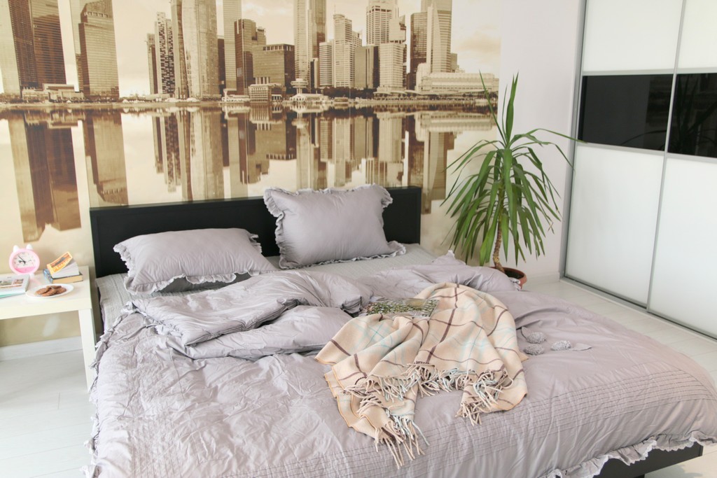 Комплект постельного белья GOCHU (Верди) K серый