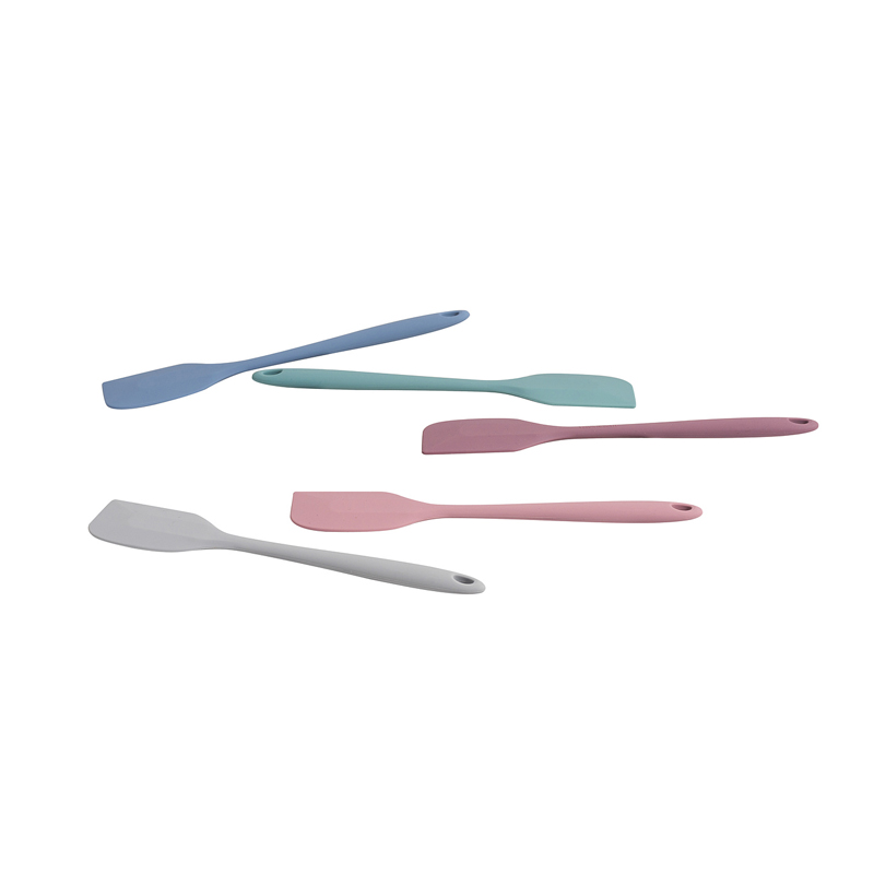 Силиконовая кулинарная лопатка KF Pastel (КФ Пастель) (серый) от компании "Кореал - Настоящая Корея"