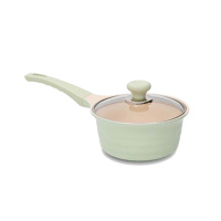 Кастрюля с крышкой 18 см (2 л.) HERB (ХЕРБ) IH для индукционных плит керамическое покрытие  от компании "Кореал - Настоящая Корея"