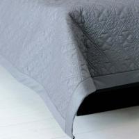 Покрывало - простыня стеганая GOCHU Clover K (Клевер К) 170*210 угольный