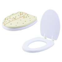 Мягкое сиденье для унитаза ГРИНВУД-O (белый) от компании "Кореал - Настоящая Корея"