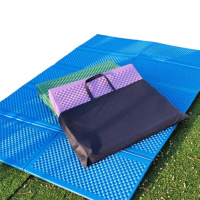 Складной кемпинговый ПЭТ коврик для пикника и отдыха на природе (хаки) 140х200 см.  от компании "Кореал - Настоящая Корея"