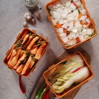 Контейнер с прессом для засолки Nooreum (Нурым) 16 л. от компании "Кореал - Настоящая Корея"