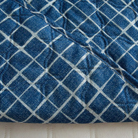 Электрическое одеяло "Синий квадрат" 135*180 см (L) от компании "Кореал - Настоящая Корея"