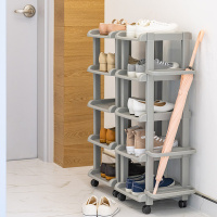 Полка для обуви в прихожую 5 ступеней (серая)  от компании "Кореал - Настоящая Корея"