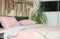 Комплект постельного белья GOCHU Solido (Солидо) Q розовый 2003