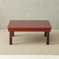 Корейский стол 800*800 красное дерево КРАСНЫЙ НОВЫЙ от компании "Кореал - Настоящая Корея"