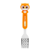 Набор детских столовых приборов 4 предмета "ДРУЗЬЯ СОВЯТА" от компании "Кореал - Настоящая Корея"