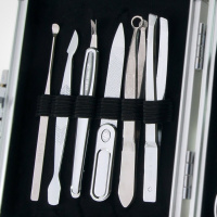 Маникюрный набор 777 твердый кейс 11 в 1 TS-16000 от компании "Кореал - Настоящая Корея"