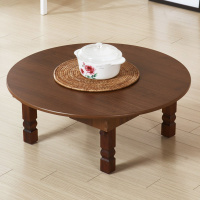 Корейский стол  750 орех круглый WN от компании "Кореал - Настоящая Корея"