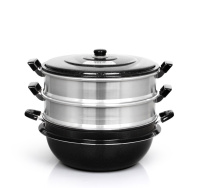 Трехъярусная пароварка Emperor's Imperial (Императорская) 36 см от компании "Кореал - Настоящая Корея"