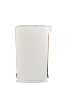 Мусорное ведро с педалью Datum (Датум) 20 л. квадратное от компании "Кореал - Настоящая Корея"