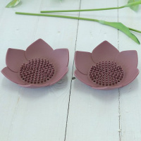 Силиконовая мыльница лотос KF Pastel (КФ Пастель) от компании "Кореал - Настоящая Корея"