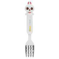 Набор детских столовых приборов 4 предмета "ДРУЗЬЯ КРОЛЬЧАТА" от компании "Кореал - Настоящая Корея"