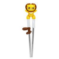 Набор детских столовых приборов 4 предмета "ДРУЗЬЯ ЛЬВЯТА" от компании "Кореал - Настоящая Корея"