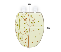Мягкое сиденье для унитаза ГРИНВУД-O (коричневый) от компании "Кореал - Настоящая Корея"