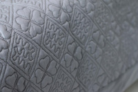 Покрывало - простыня стеганая GOCHU Clover K (Клевер К) 170*210 угольный