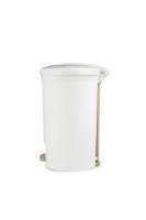 Мусорное ведро с педалью Datum (Датум) 20 л. круглое от компании "Кореал - Настоящая Корея"