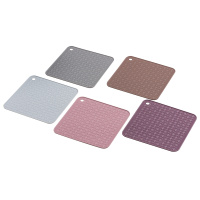 Силиконовый коврик для индукционной плиты, подставка под горячее KF Pastel (КФ Пастель) от компании "Кореал - Настоящая Корея"