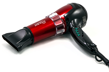 Фен с нефритом Jade Wind (Нефритовый ветер) (красный) от официального дистрибьютора "Кореал - Настоящая Корея"