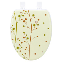 Мягкое сиденье для унитаза ГРИНВУД-O (белый) от компании "Кореал - Настоящая Корея"