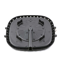 Жаровня Hanaro Square Platinum (Квадрат Платинум) с равномерным нагревом для газовой плиты от компании "Кореал - Настоящая Корея"