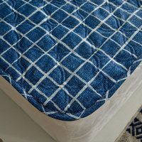 Электрическое одеяло "Синий квадрат" 135*180 см (L) от компании "Кореал - Настоящая Корея"