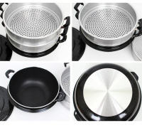 Трехъярусная пароварка Emperor's Imperial (Императорская) 36 см от компании "Кореал - Настоящая Корея"