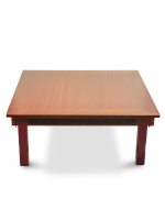 Корейский стол 800*800 красное дерево КРАСНЫЙ 810 от компании "Кореал - Настоящая Корея"