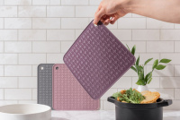 Силиконовый коврик для индукционной плиты, подставка под горячее KF Pastel (КФ Пастель) от компании "Кореал - Настоящая Корея"