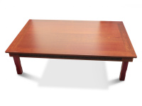 Корейский стол 1200*800 красное дерево КРАСНЫЙ 1210 от компании "Кореал - Настоящая Корея"