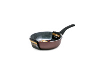 Сковорода Gochu Ecoramic (Экологичный) 24 см ВОК с каменным покрытием для всех видов плит без крышки от компании "Кореал - Настоящая Корея"