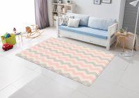 Двухсторонний коврик 190x130x1.2 см, Космос/Зигзаги от компании "Кореал - Настоящая Корея"